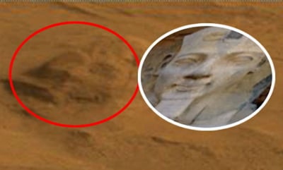 Сенсационное видео о голове фараона на Марсе