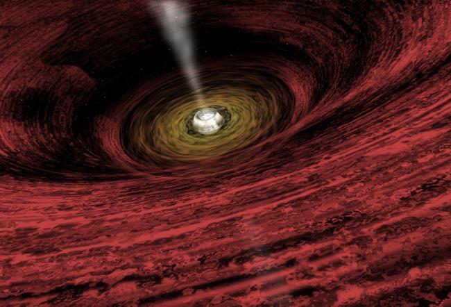 Радиотелескопы впервые зафиксировали, как черная дыра разрушила звезду