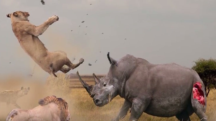 10 невероятных битв животных снятых на камеру