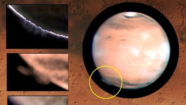 Астрономы разгадали секрет гигантского облака на Марсе