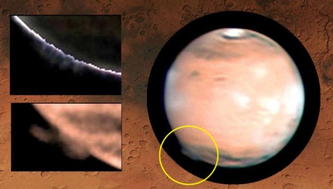 Ученые не могут найти объяснения огромным марсианским "облакам"