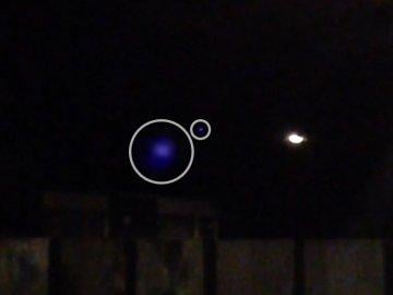 Житель Британии утверждает, что видел синее НЛО (видео)