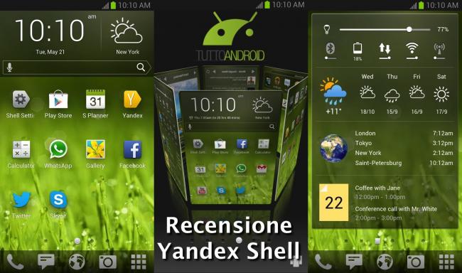 Yandex Launcher вышел для Android