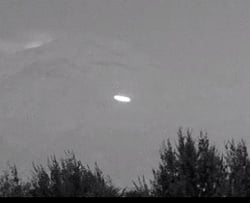 В канун нового года в Мексике зафиксировали НЛО