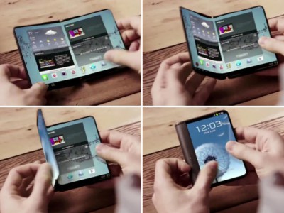 Samsung патентует складной смартфон со встроенным проектором