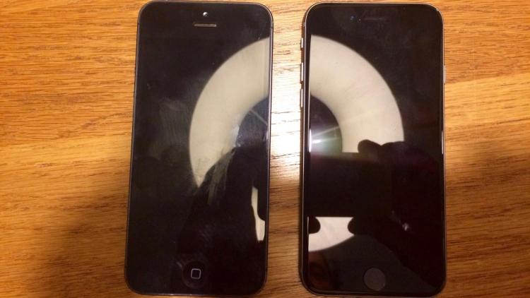 Apple iPhone 5se сфотографировали рядом с iPhone 5