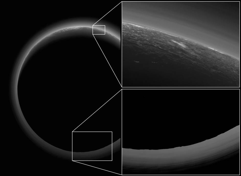 Над Плутоном заметили странный светящийся объект