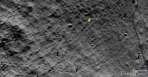 Охотники за НЛО обнаружили тоннели на поверхности Луны