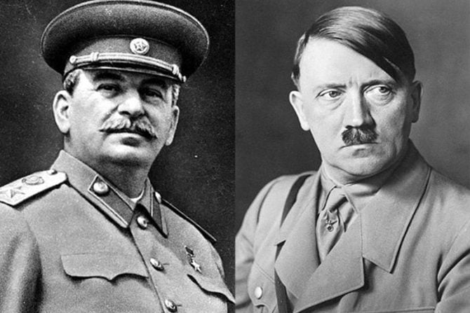 Ко Второй мировой войне привел заговор Гитлера и Сталина