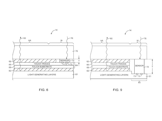 Еще один патент Apple намекает на "безграничный" экран в iPhone 8