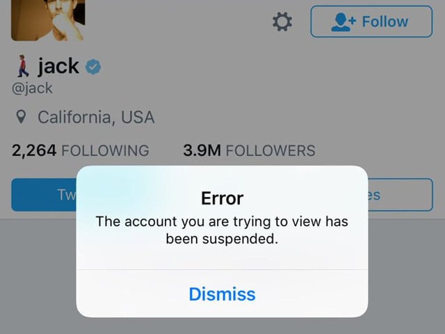 Twitter по ошибке забанил собственного гендиректора