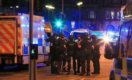 Опубликован момент взрыва на концерте в Манчестере, где погибло 20 человек (видео)