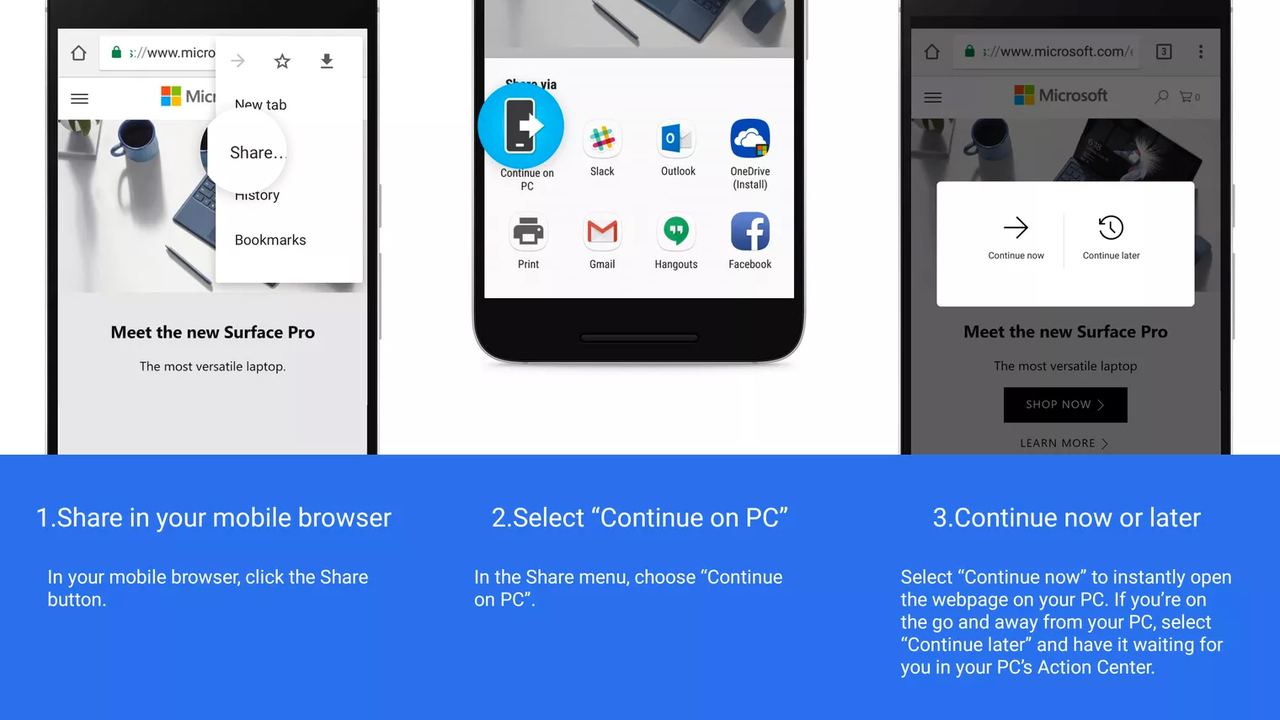 Windows 10 привяжет Android-смартфон к компьютеру