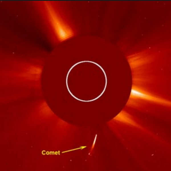 Конспирологи рассказали об упавшей на Солнце огромной комете