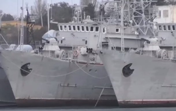 В сети показали состояние украинских военных кораблей в оккупированном Крыму
