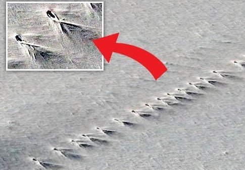 В Антарктиде обнаружили странные следы