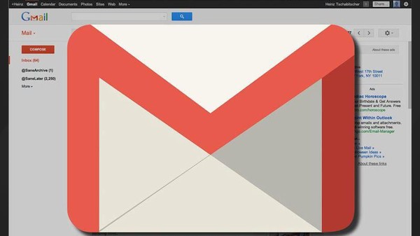 В Gmail появилось зачеркивание текста и скачивание письма