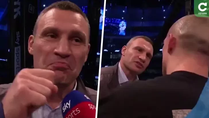 Нужно зашиться: Виталий Кличко выдал новый перл после победы Усика (ВИДЕО)
