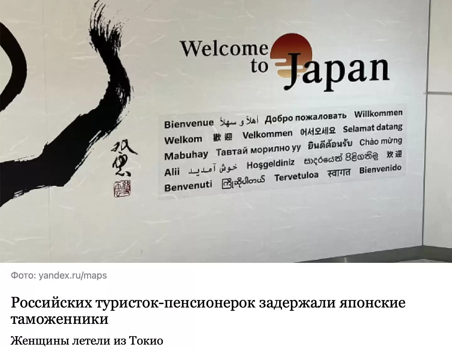 Російські туристки поскаржилися на приниження в аеропорту Японії, але росіяни їх висміяли (фото)