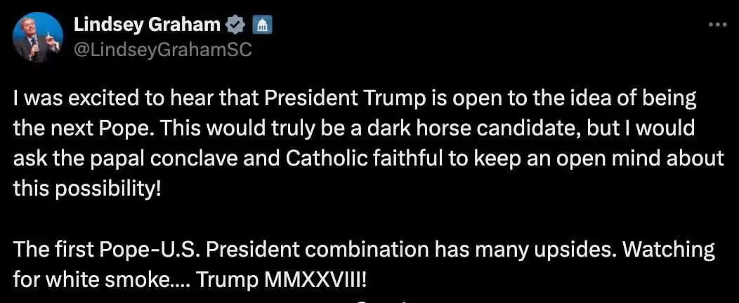 Donald Trump - Pope of Rome