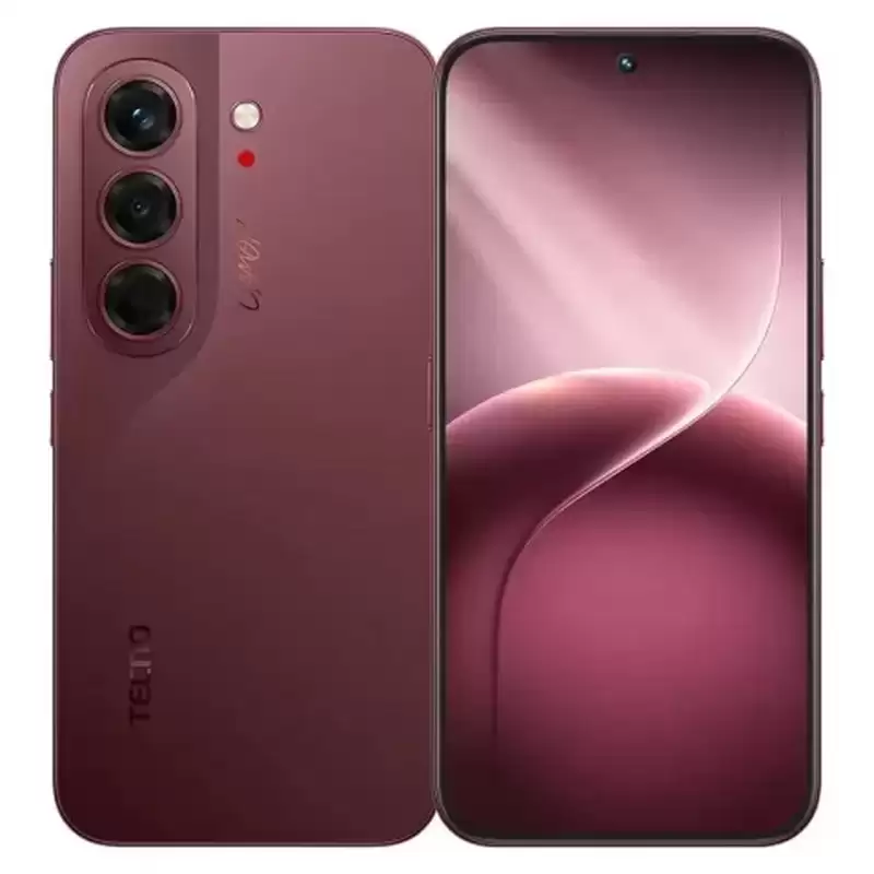 TECNO CAMON Slim 5G у кольорі Burgundy Red